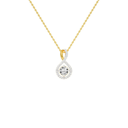 Serene Symphony Diamond Pendant 18 KT / Yellow Gold