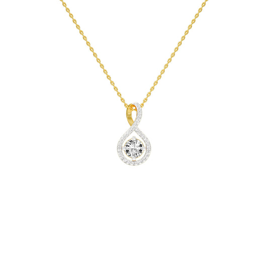 Serene Symphony Diamond Pendant 18 KT / Yellow Gold