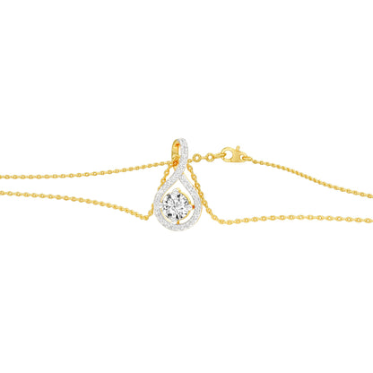 Serene Symphony Diamond Pendant 18 KT / Yellow Gold
