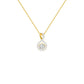 Serene Symphony Diamond Pendant 18 KT / Yellow Gold