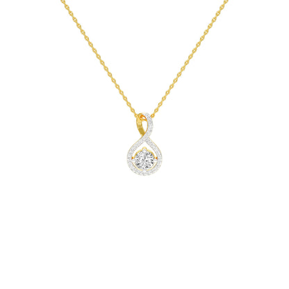 Serene Symphony Diamond Pendant 18 KT / Yellow Gold