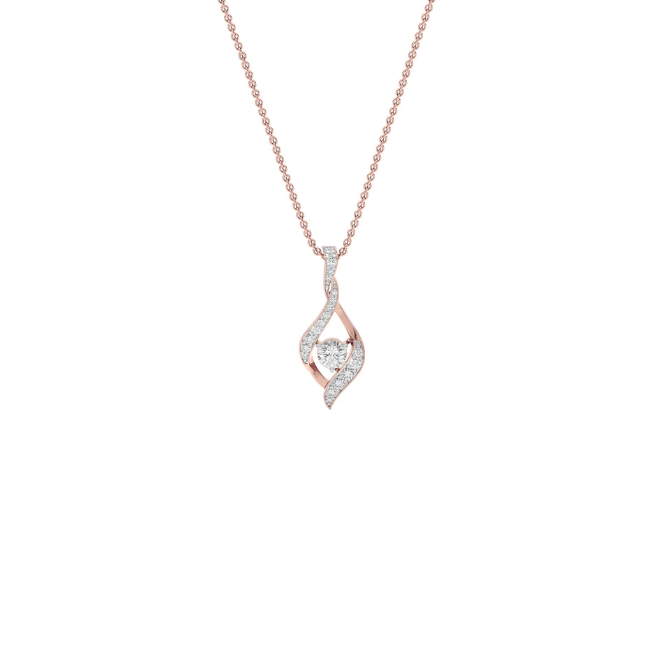 Moonlight Sonata Diamond Pendant 18 KT / Rose Gold