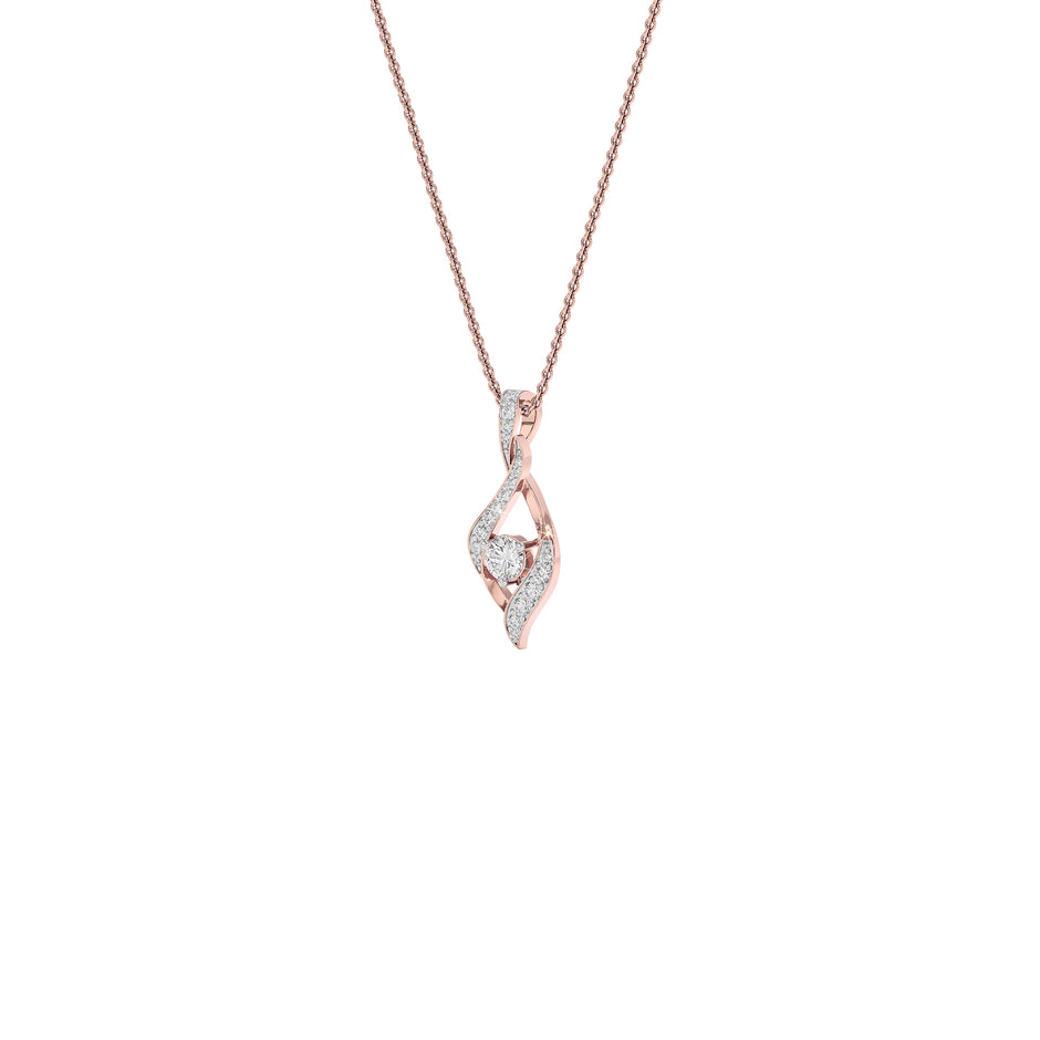 Moonlight Sonata Diamond Pendant 18 KT / Rose Gold