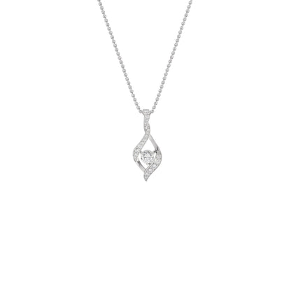 Moonlight Sonata Diamond Pendant 18 KT / White Gold
