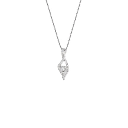 Moonlight Sonata Diamond Pendant 18 KT / White Gold