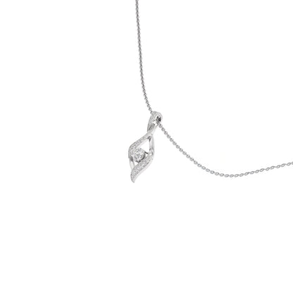 Moonlight Sonata Diamond Pendant 18 KT / White Gold