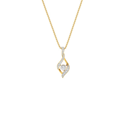 Moonlight Sonata Diamond Pendant 18 KT / Yellow Gold
