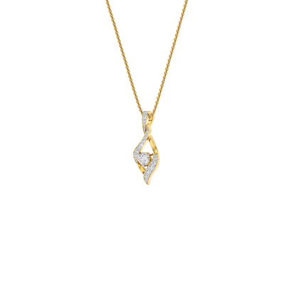 Moonlight Sonata Diamond Pendant 18 KT / Yellow Gold