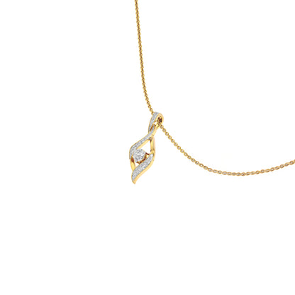 Moonlight Sonata Diamond Pendant 18 KT / Yellow Gold