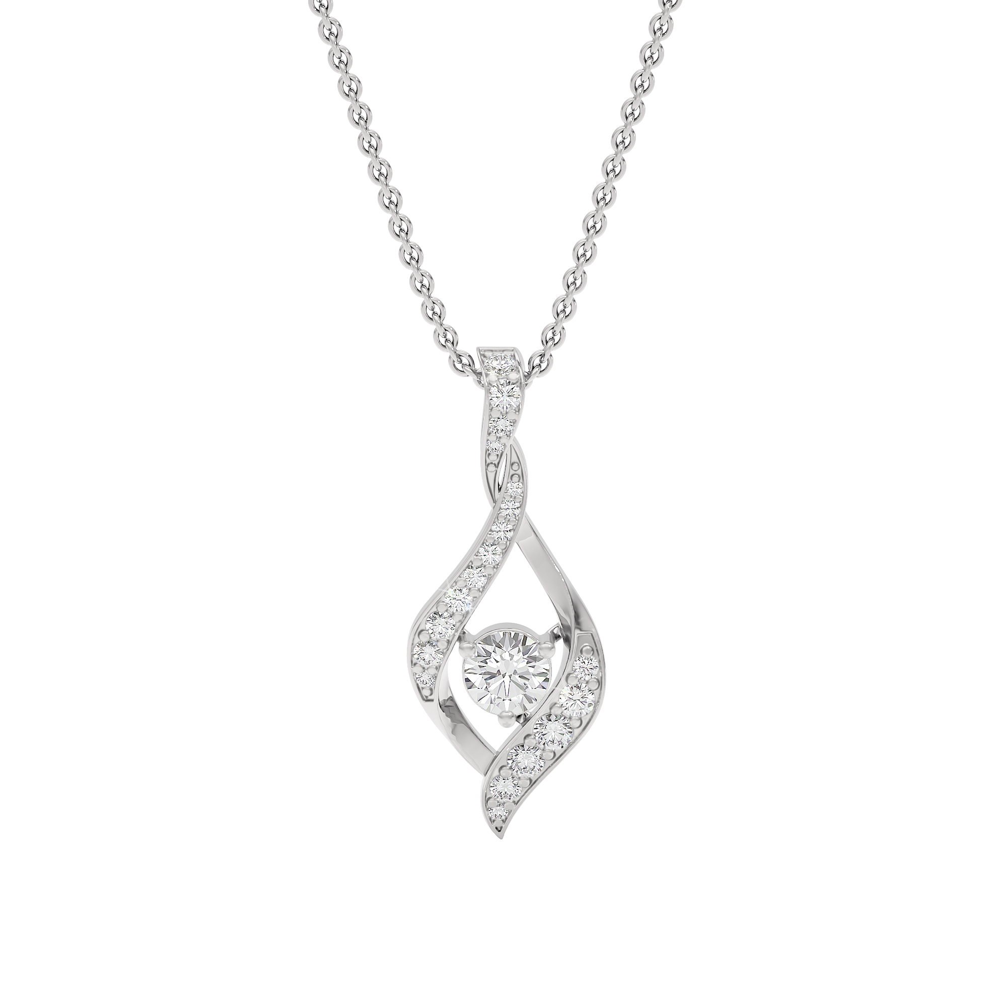 Moonlight Sonata Diamond Pendant