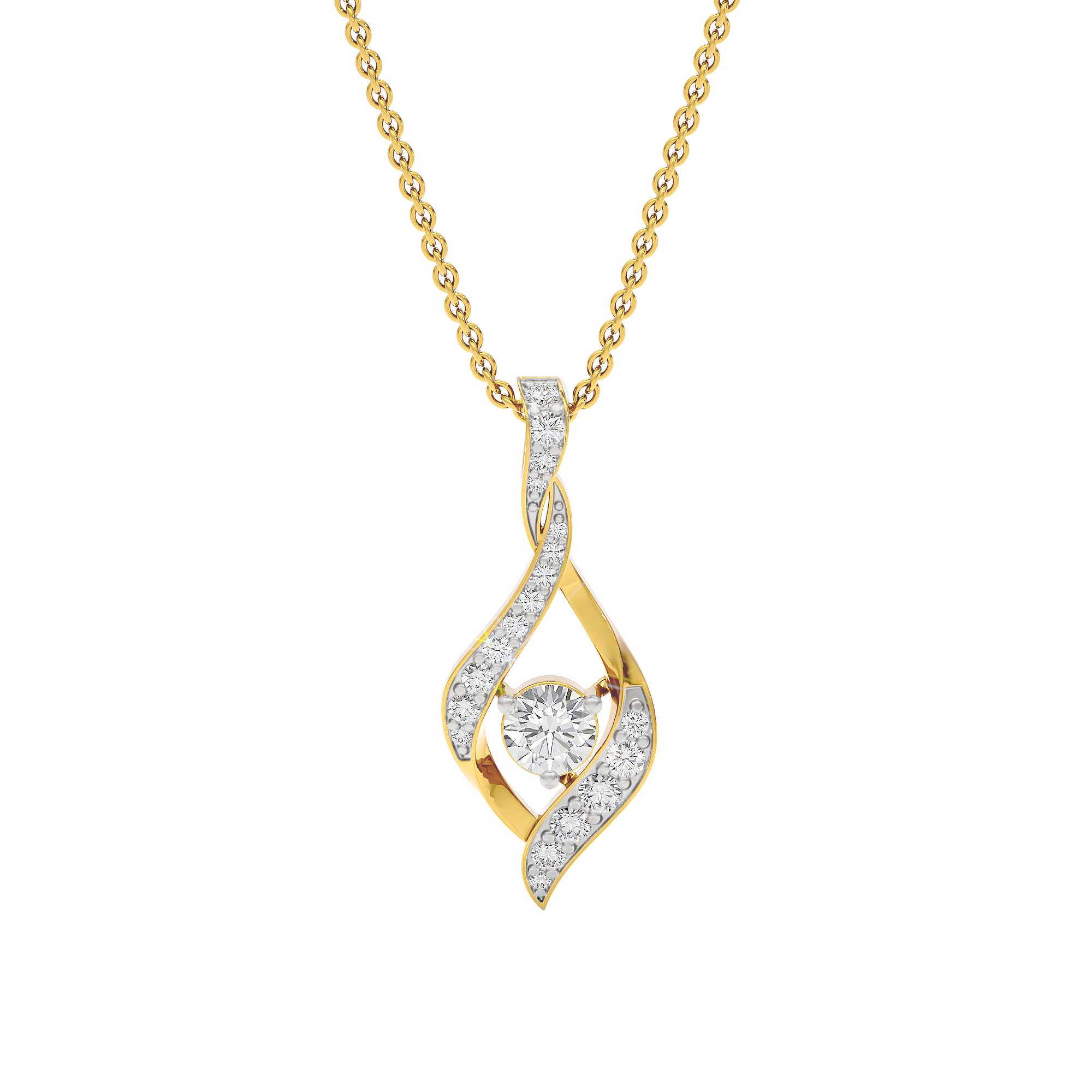 Moonlight Sonata Diamond Pendant