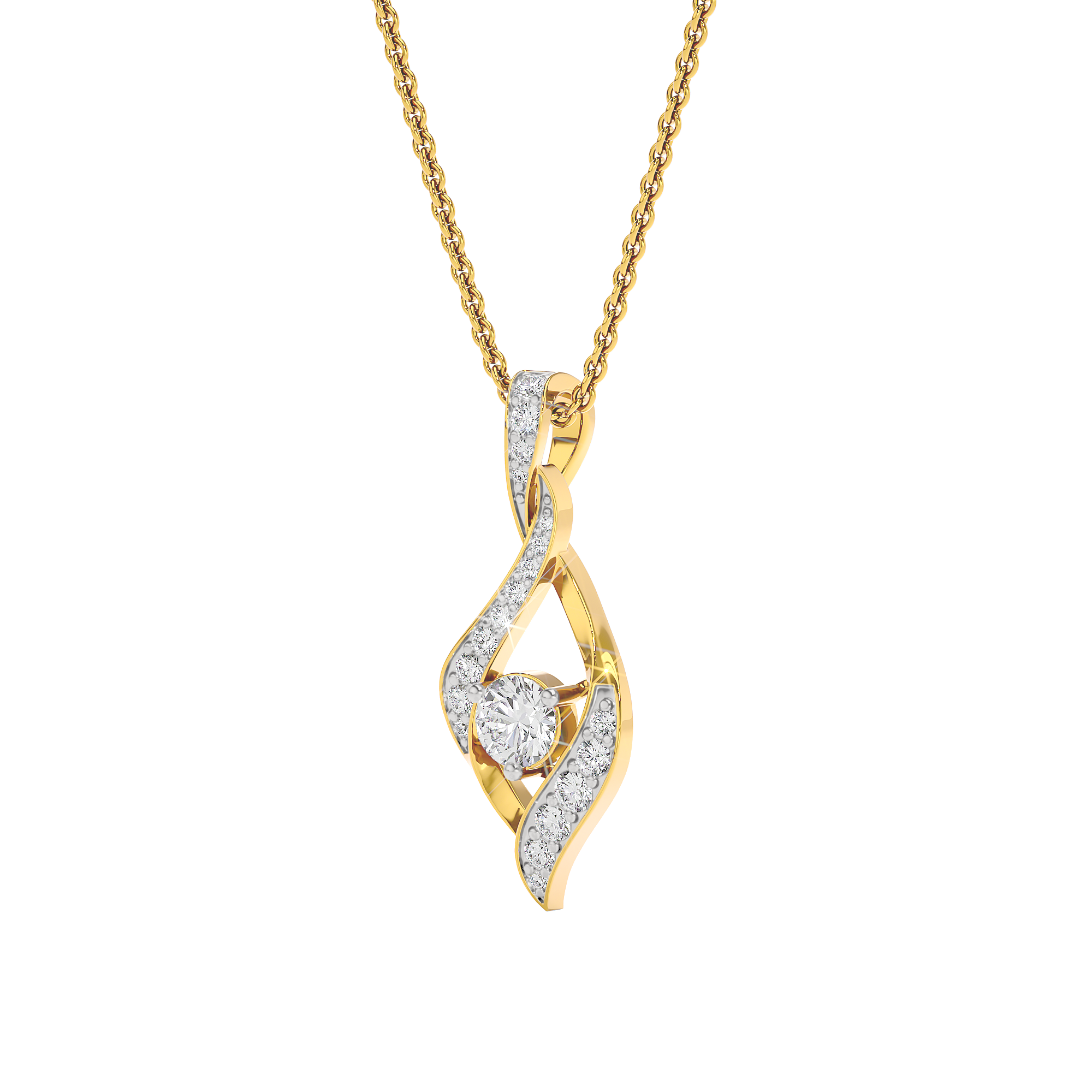 Moonlight Sonata Diamond Pendant