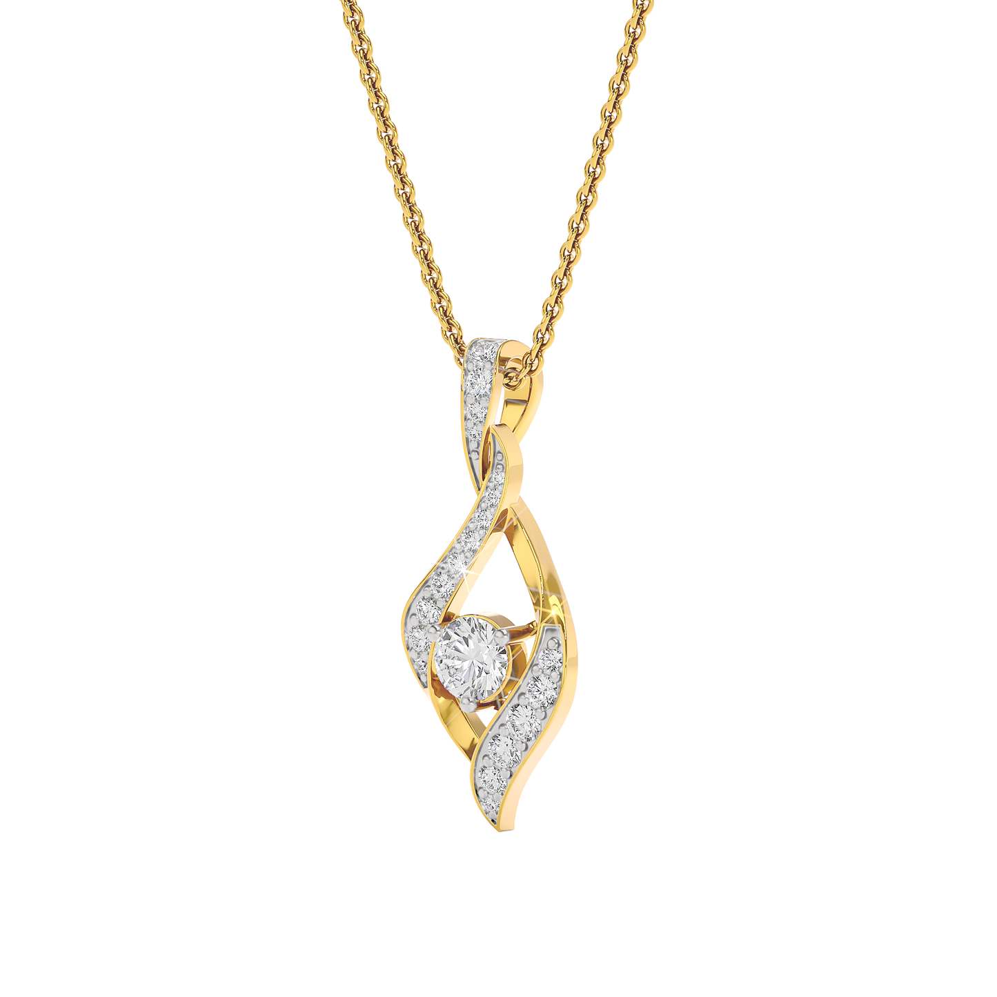 Moonlight Sonata Diamond Pendant