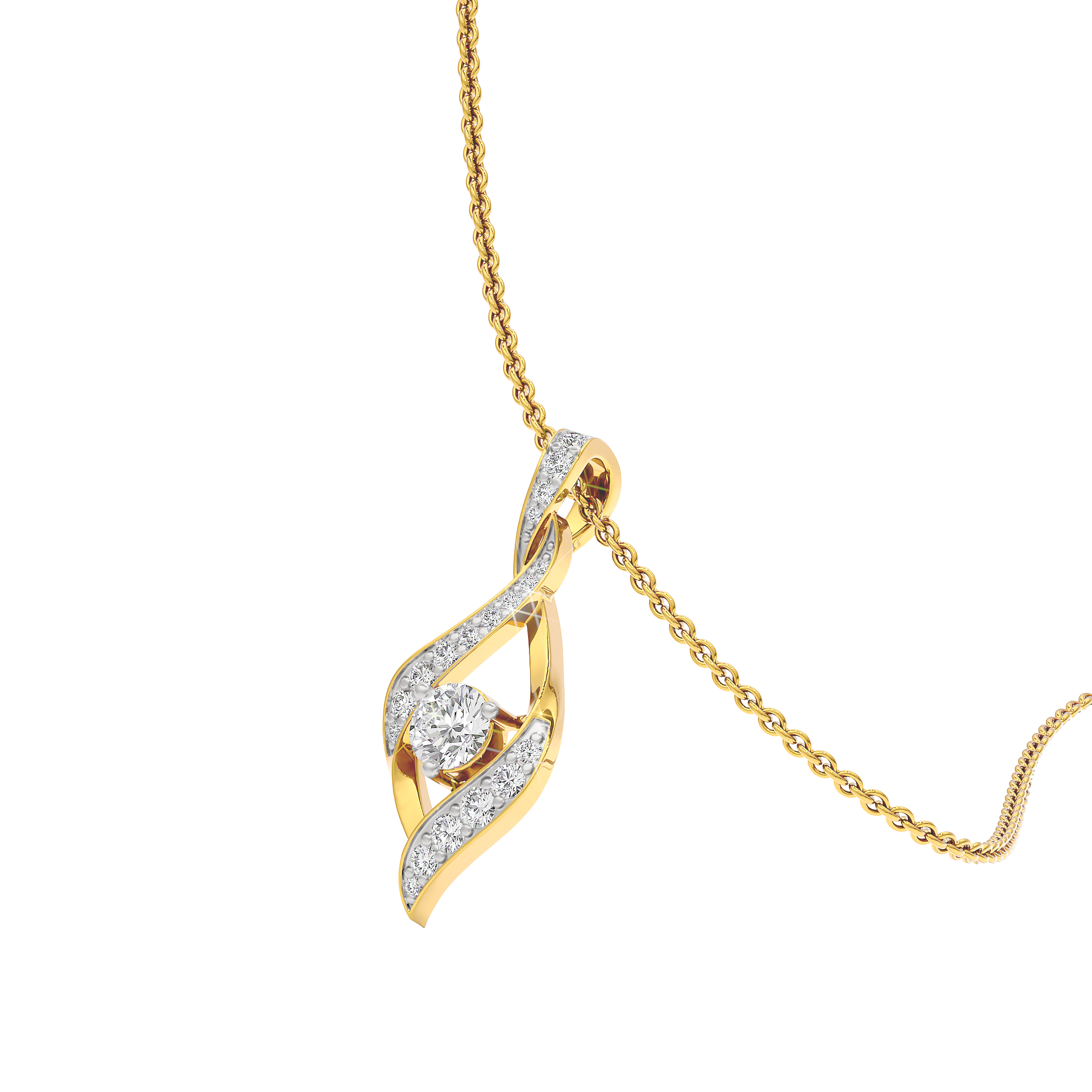 Moonlight Sonata Diamond Pendant