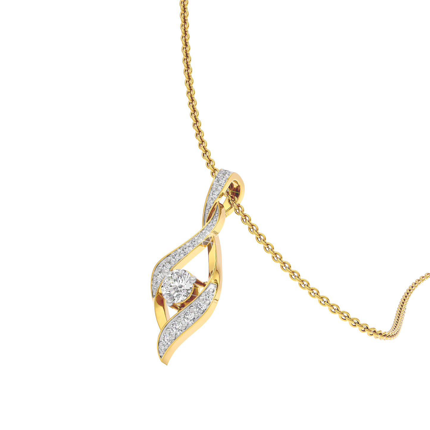 Moonlight Sonata Diamond Pendant