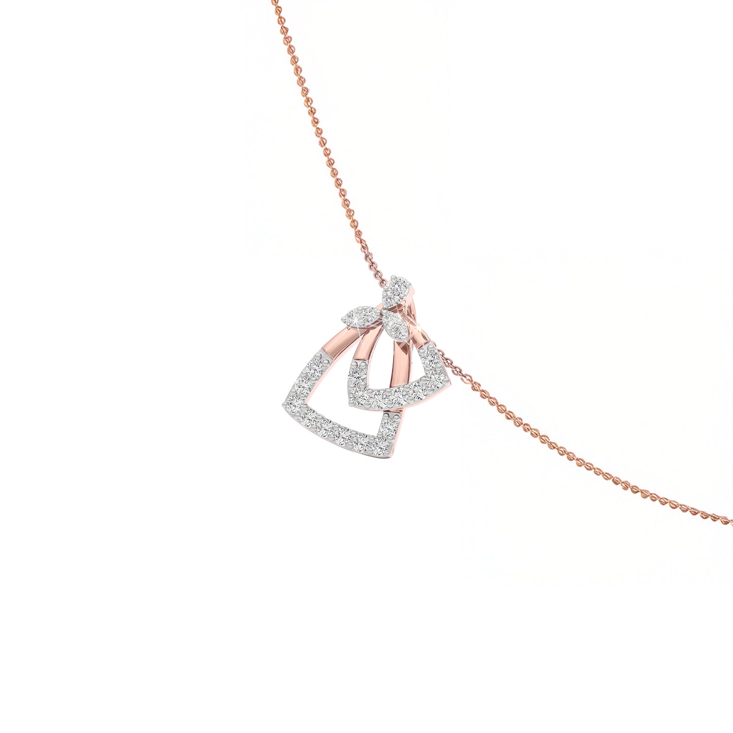 Moonlit Meadow Diamond Pendant 18 KT / Rose Gold