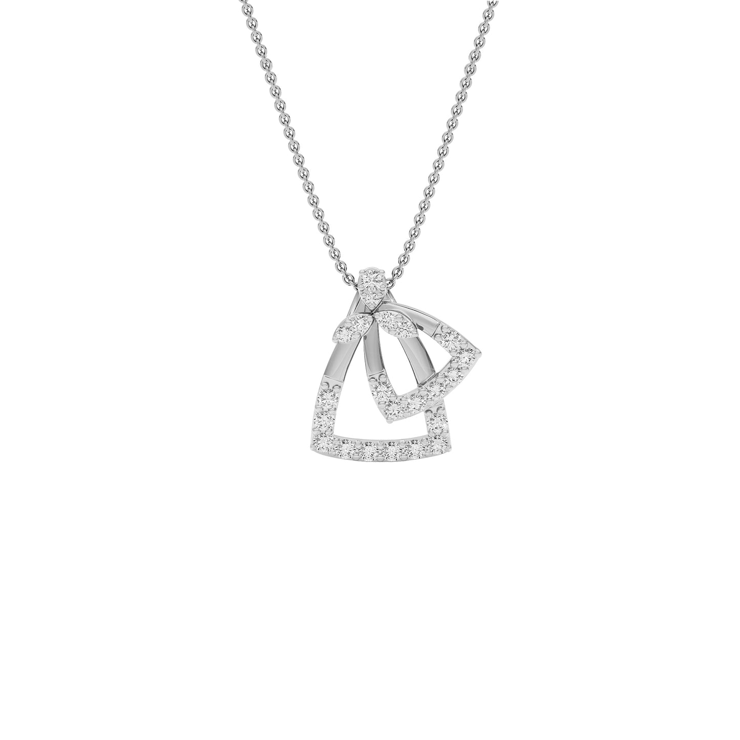 Moonlit Meadow Diamond Pendant 18 KT / White Gold