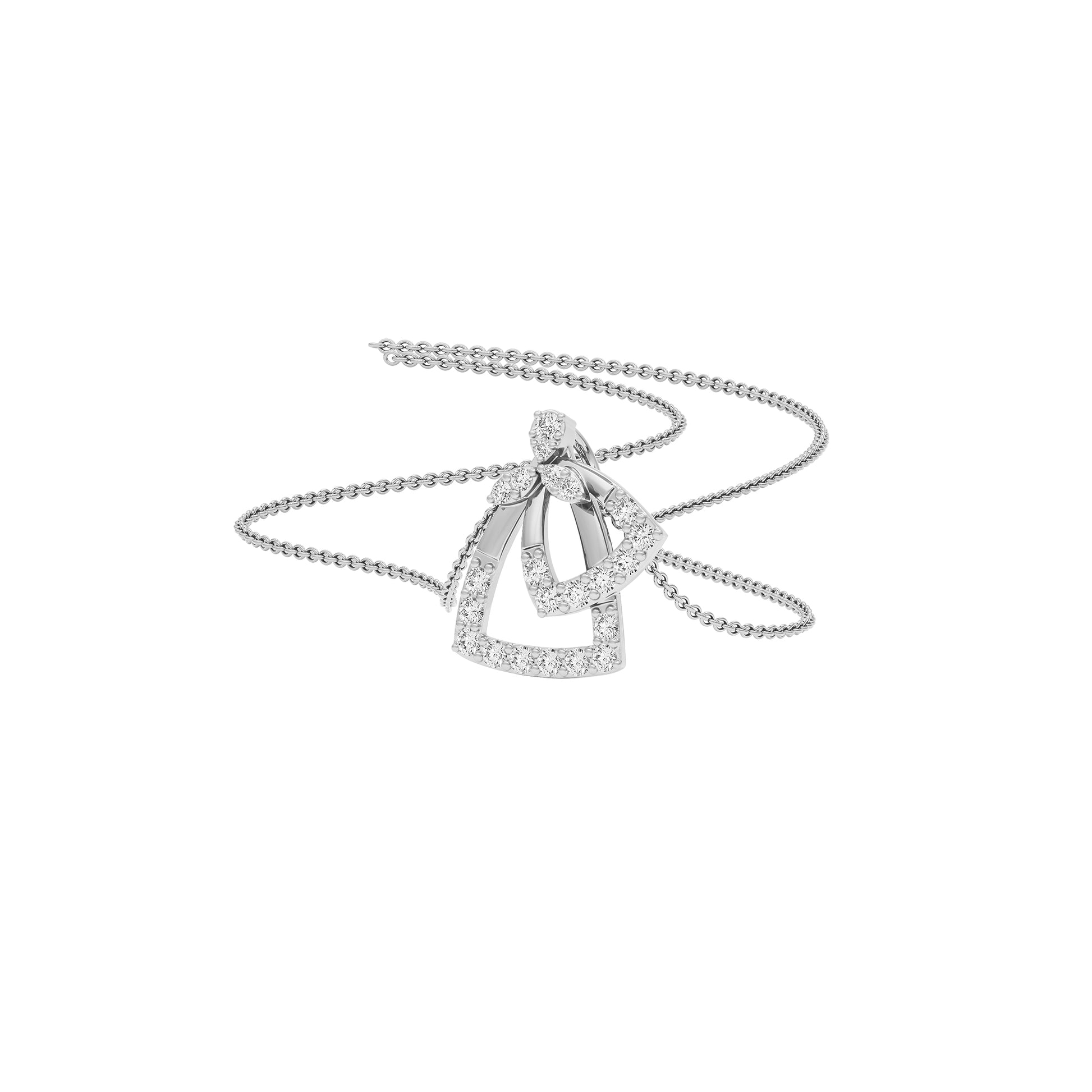 Moonlit Meadow Diamond Pendant 18 KT / White Gold