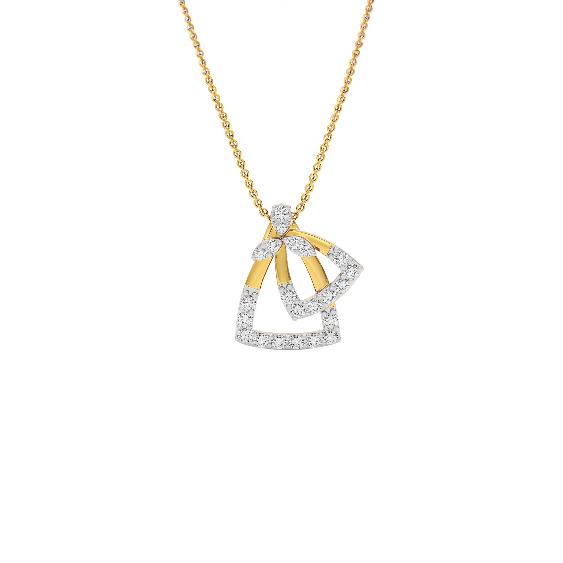 Moonlit Meadow Diamond Pendant 18 KT / Yellow Gold