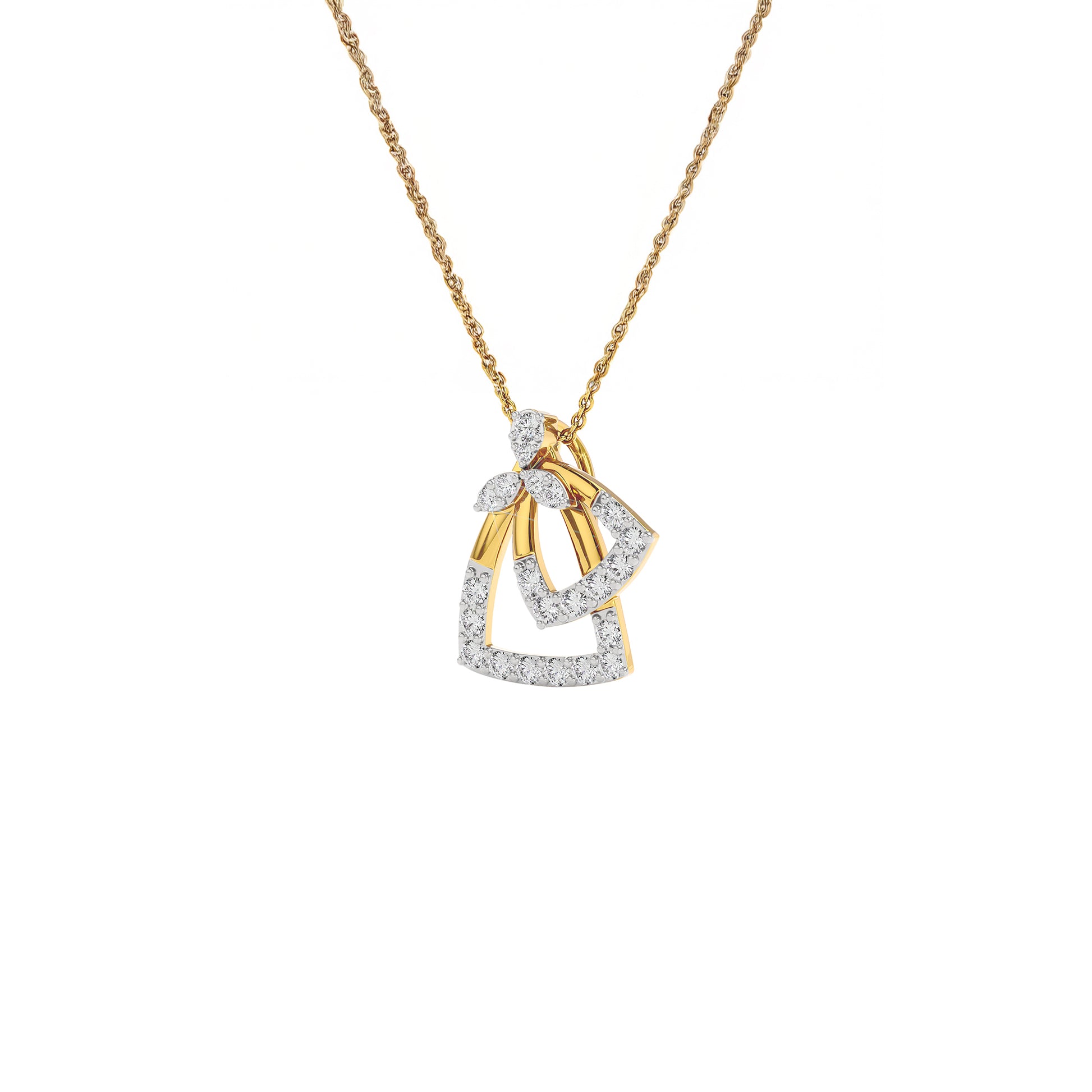 Moonlit Meadow Diamond Pendant 18 KT / Yellow Gold