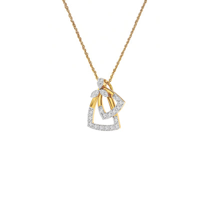 Moonlit Meadow Diamond Pendant 18 KT / Yellow Gold