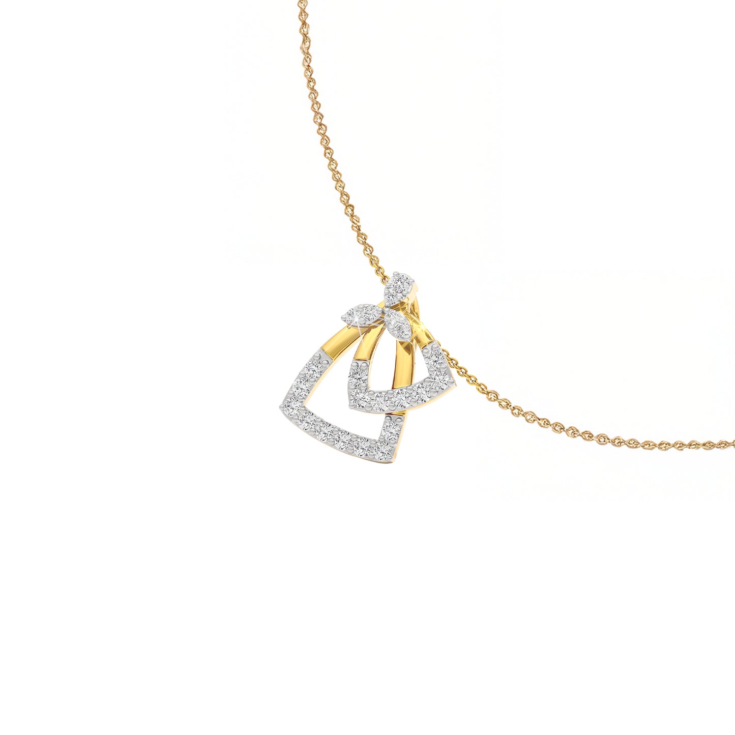 Moonlit Meadow Diamond Pendant 18 KT / Yellow Gold