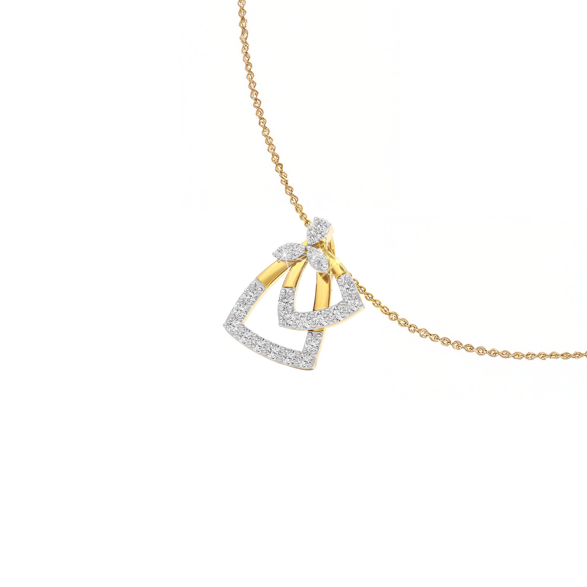 Moonlit Meadow Diamond Pendant 18 KT / Yellow Gold