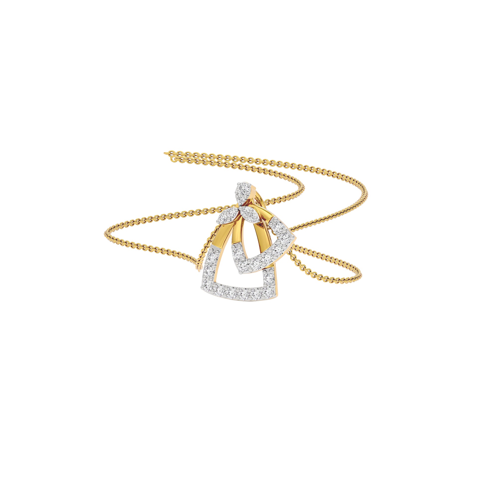 Moonlit Meadow Diamond Pendant 18 KT / Yellow Gold