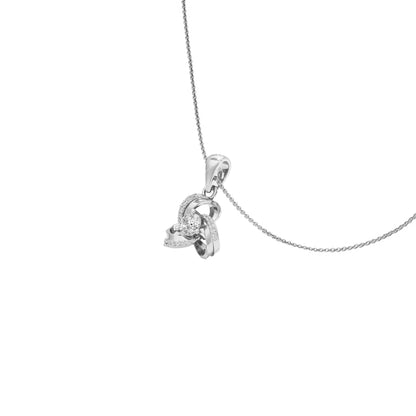Opal Moon Diamond Pendant 18 KT / White Gold