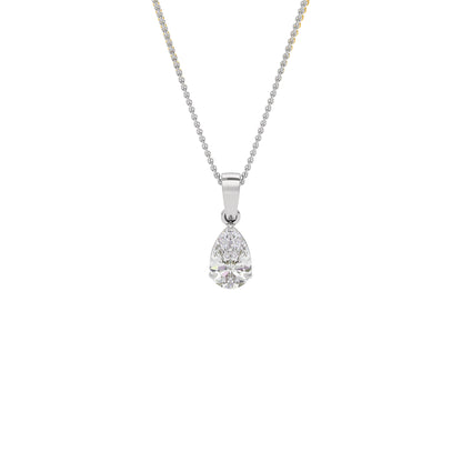 Dazzling Mirage Diamond Pendant 18 KT / White Gold