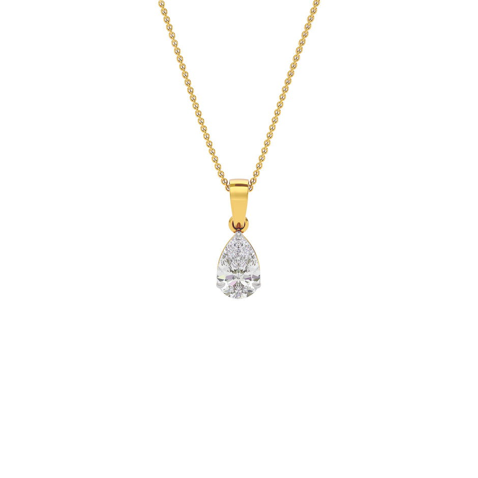 Dazzling Mirage Diamond Pendant 18 KT / Yellow Gold