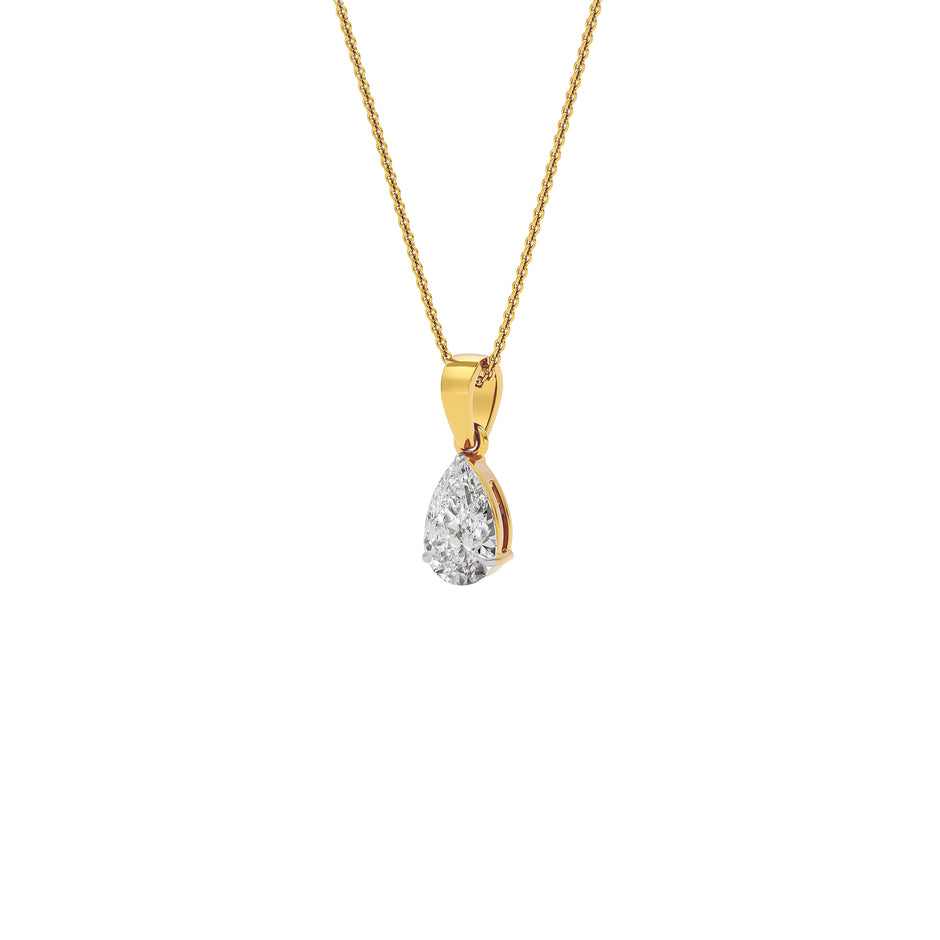 Dazzling Mirage Diamond Pendant 18 KT / Yellow Gold