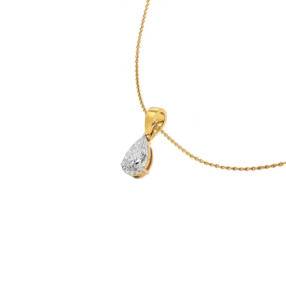 Dazzling Mirage Diamond Pendant 18 KT / Yellow Gold