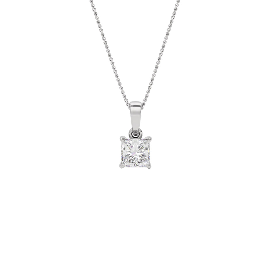 Pure Radiance Diamond Pendant 18 KT / White Gold