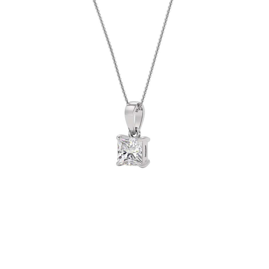Pure Radiance Diamond Pendant 18 KT / White Gold