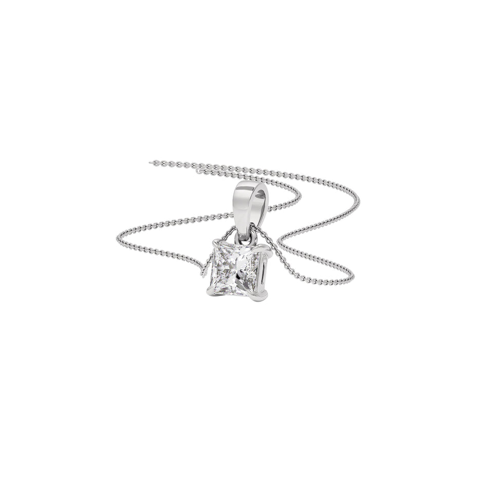 Pure Radiance Diamond Pendant 18 KT / White Gold