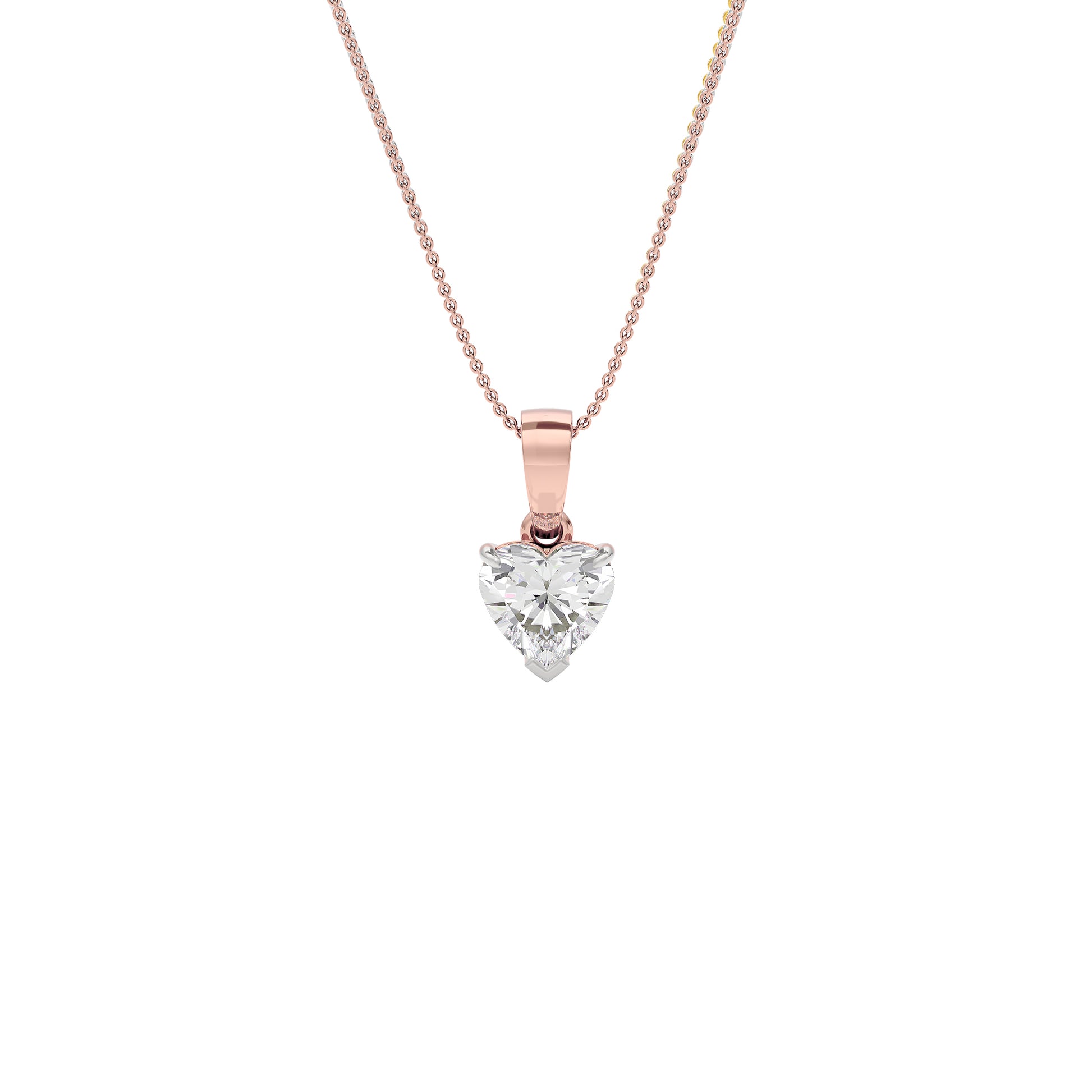 Sapphire Delight Diamond Pendant 18 KT / Rose Gold
