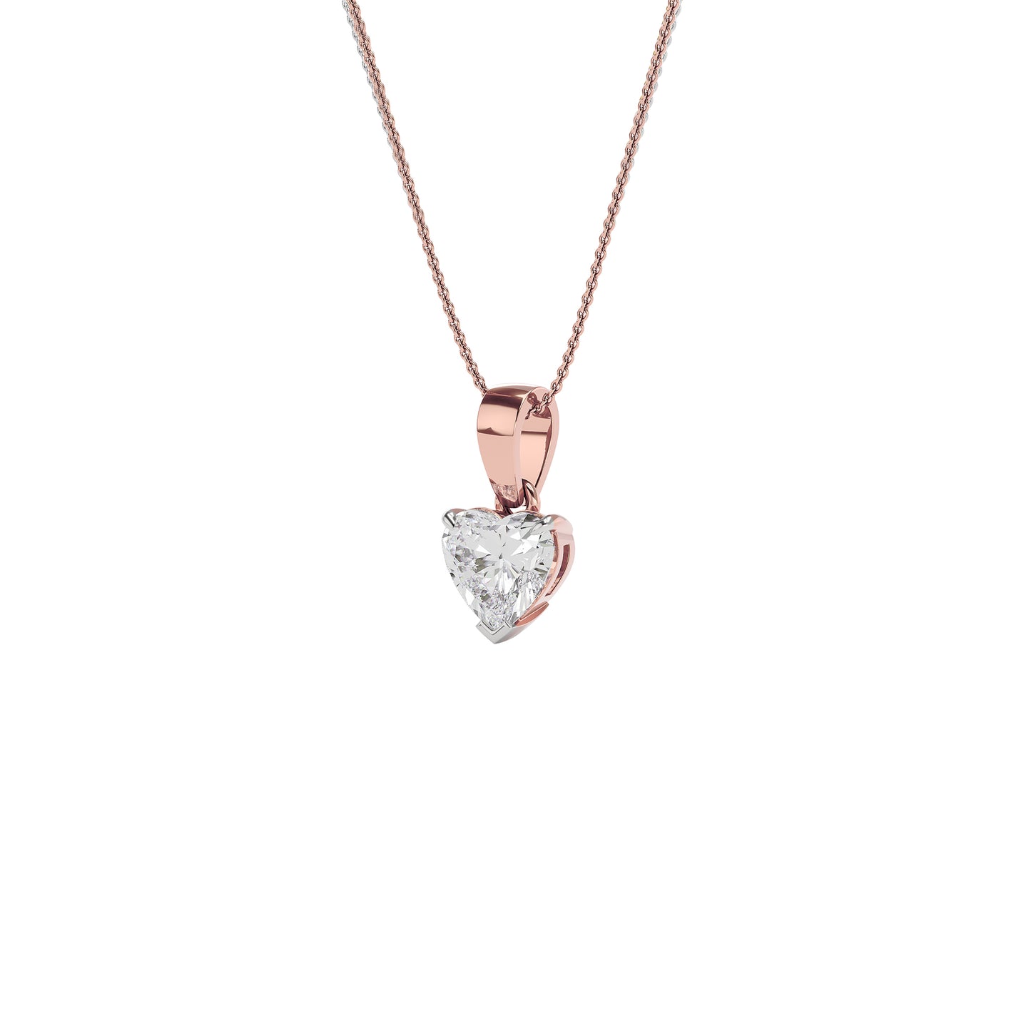Sapphire Delight Diamond Pendant 18 KT / Rose Gold