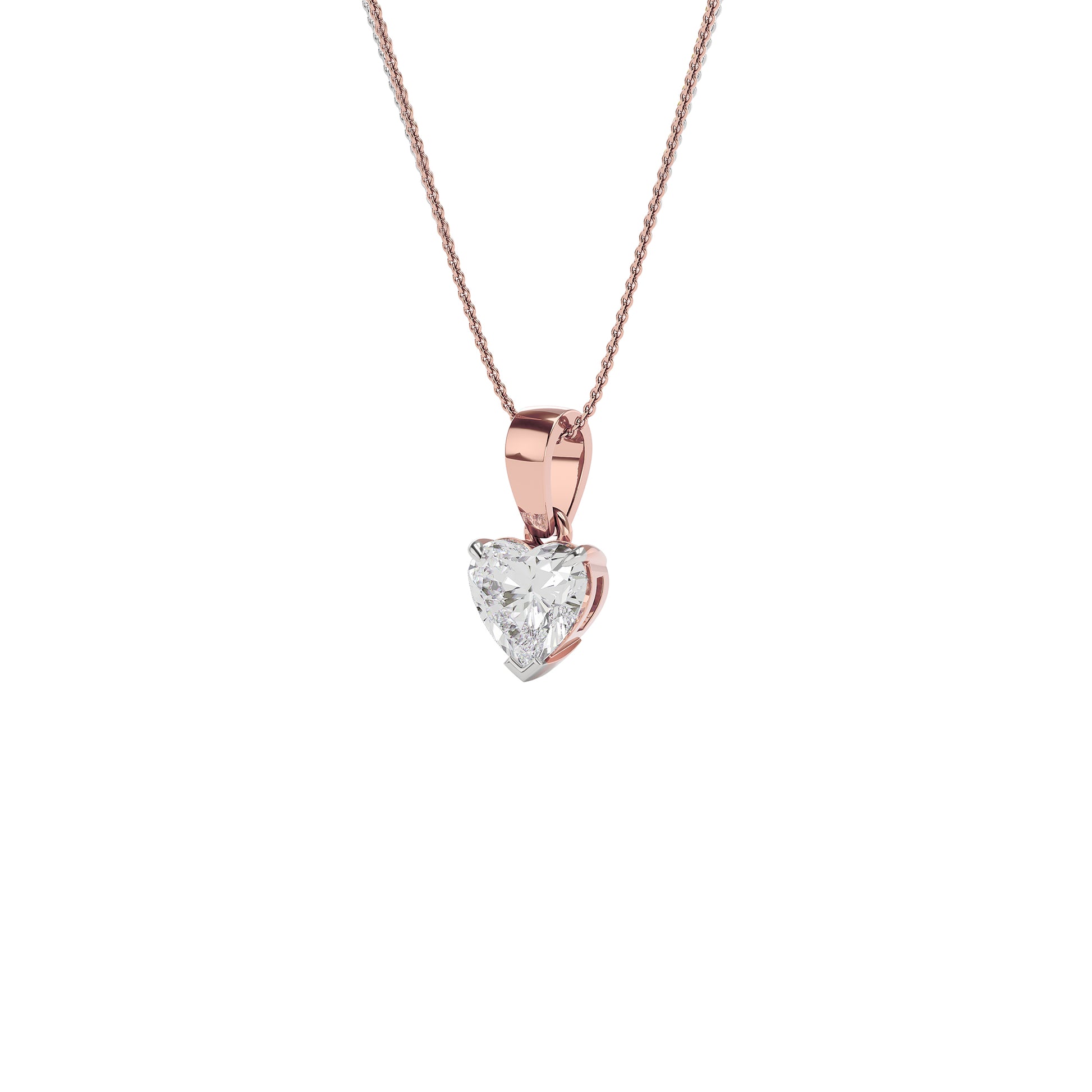 Sapphire Delight Diamond Pendant 18 KT / Rose Gold