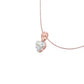 Sapphire Delight Diamond Pendant 18 KT / Rose Gold