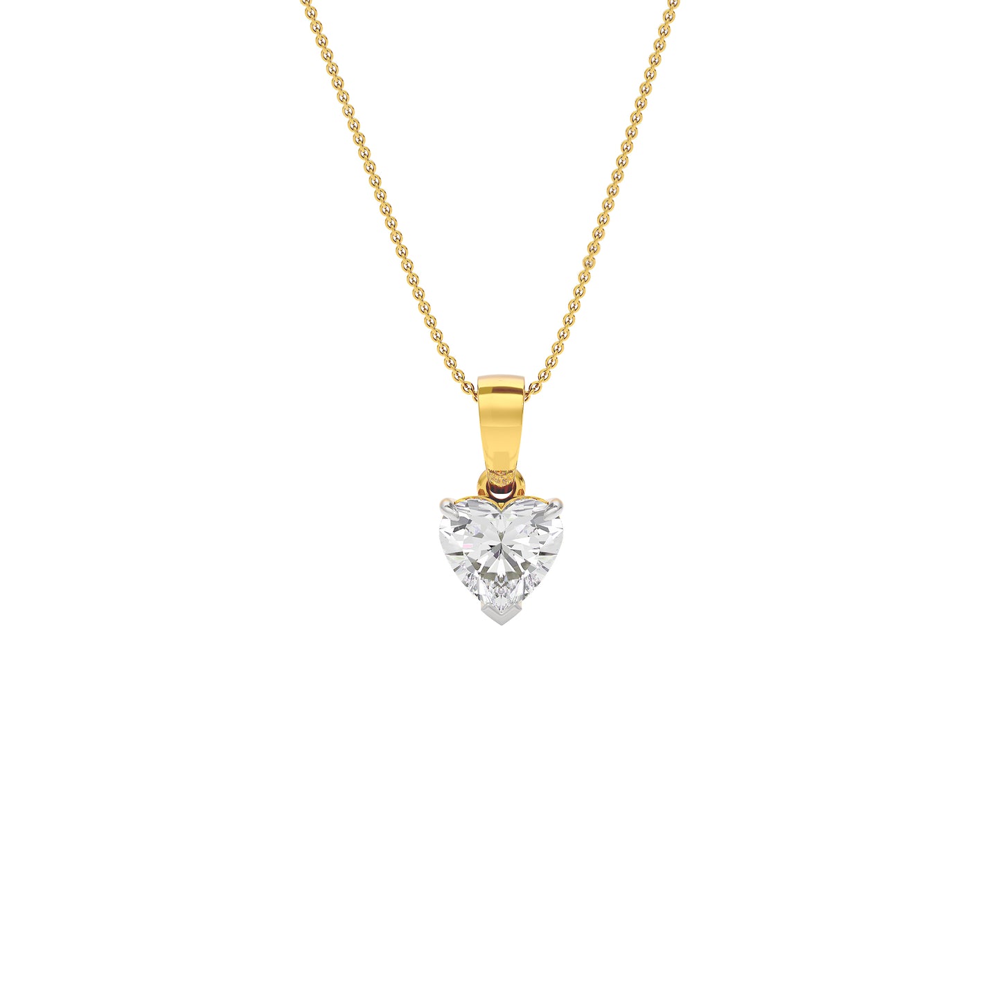 Sapphire Delight Diamond Pendant 18 KT / Yellow Gold