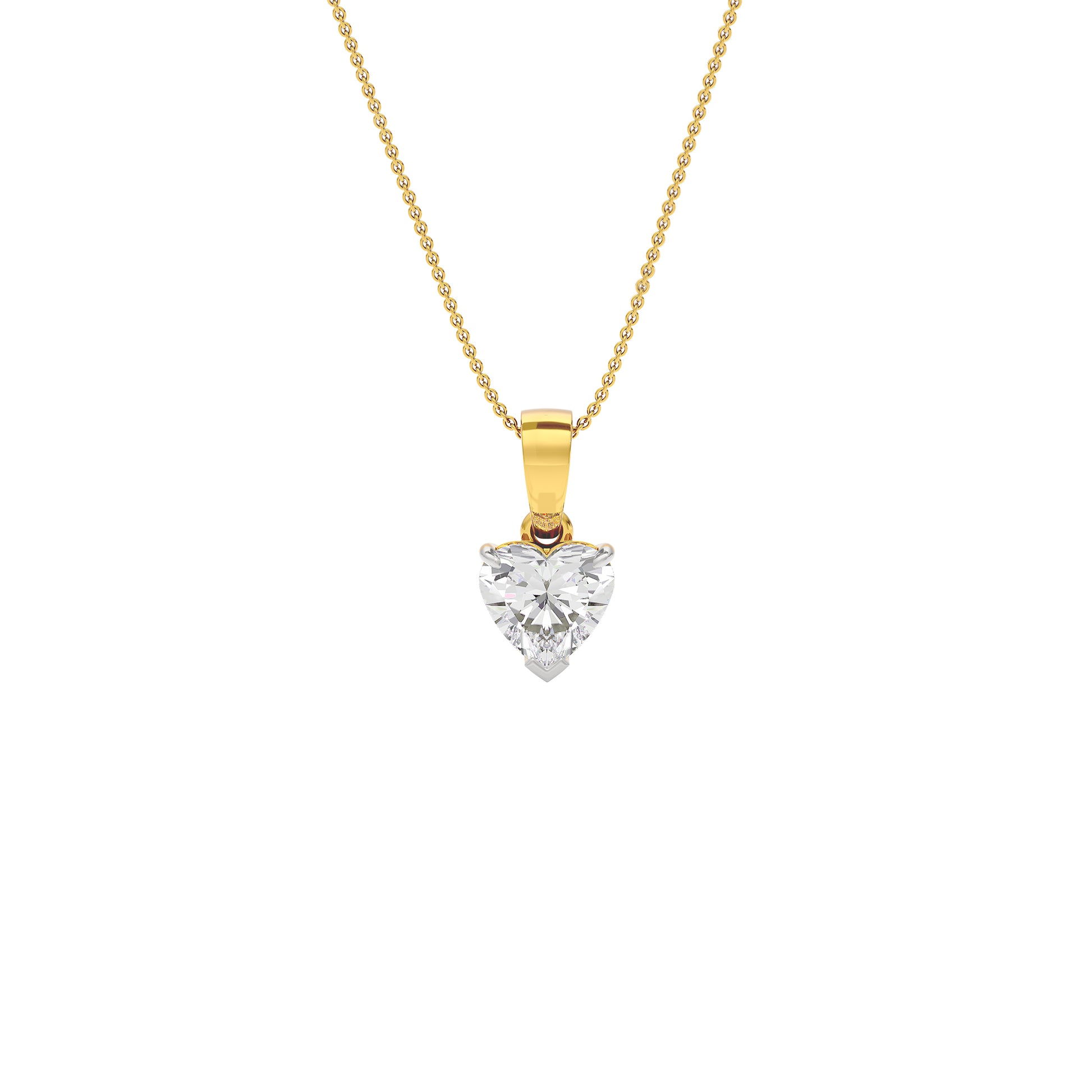 Sapphire Delight Diamond Pendant 18 KT / Yellow Gold