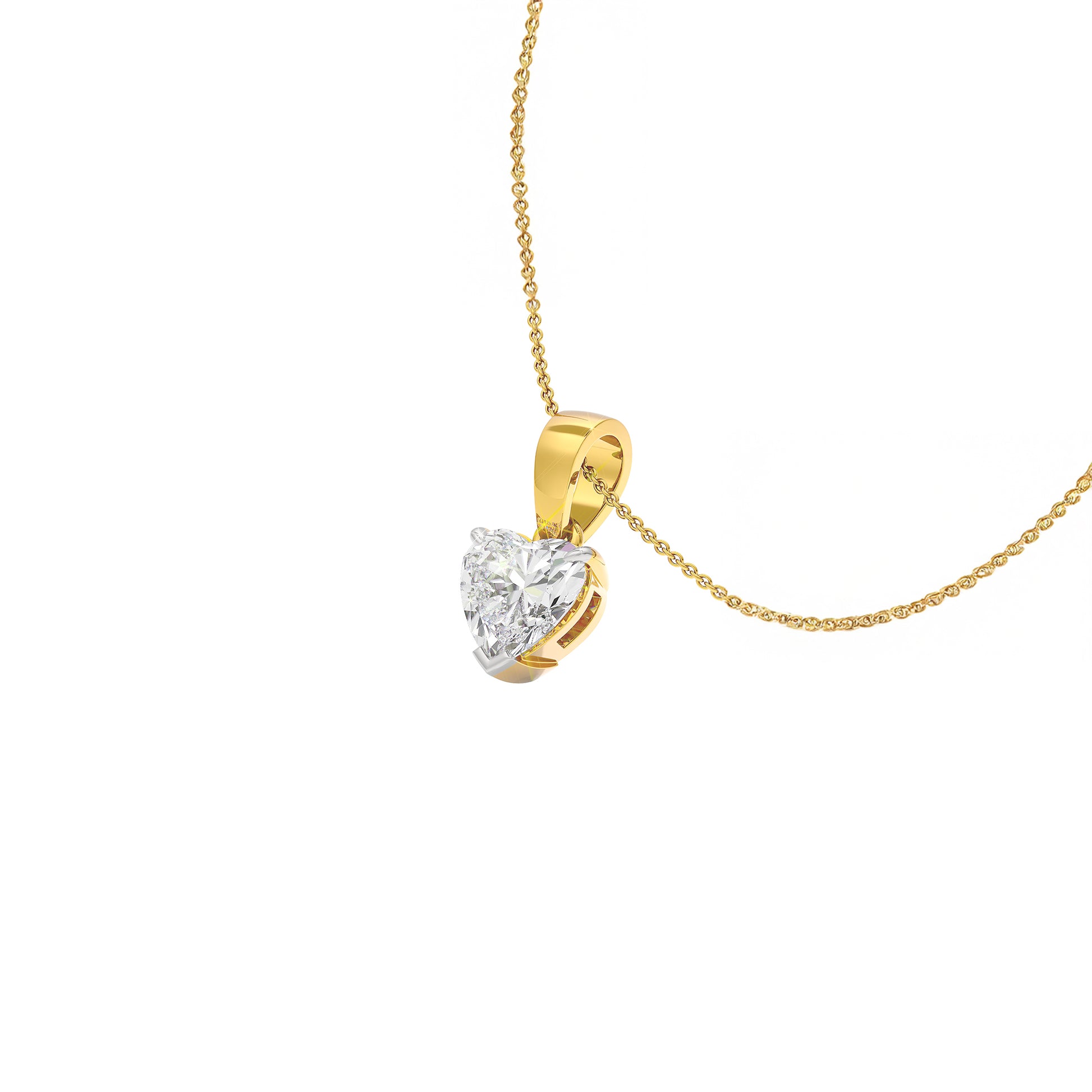 Sapphire Delight Diamond Pendant 18 KT / Yellow Gold