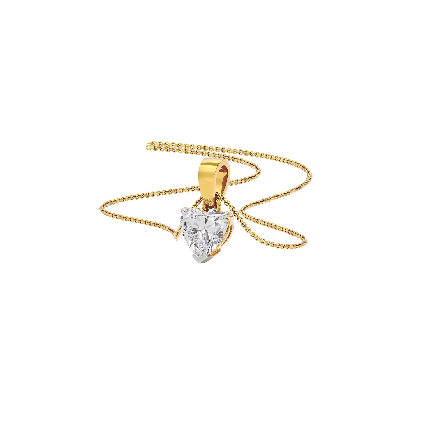 Sapphire Delight Diamond Pendant 18 KT / Yellow Gold