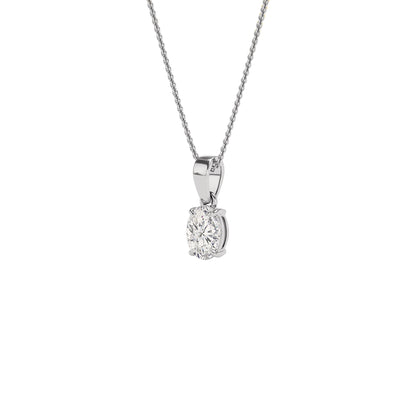 Elysian Glow Diamond Pendant 18 KT / White Gold