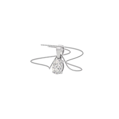 Elysian Glow Diamond Pendant 18 KT / White Gold