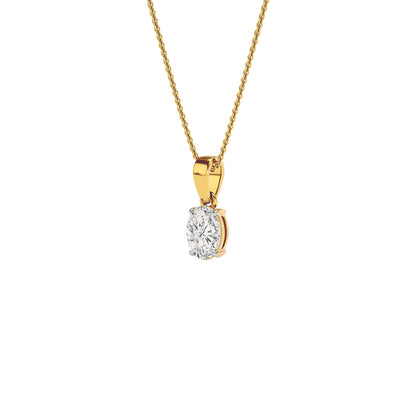 Elysian Glow Diamond Pendant 18 KT / Yellow Gold
