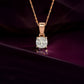 Lustrous Aura Diamond Pendant