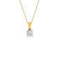 Lustrous Aura Diamond Pendant 18 KT / Yellow Gold