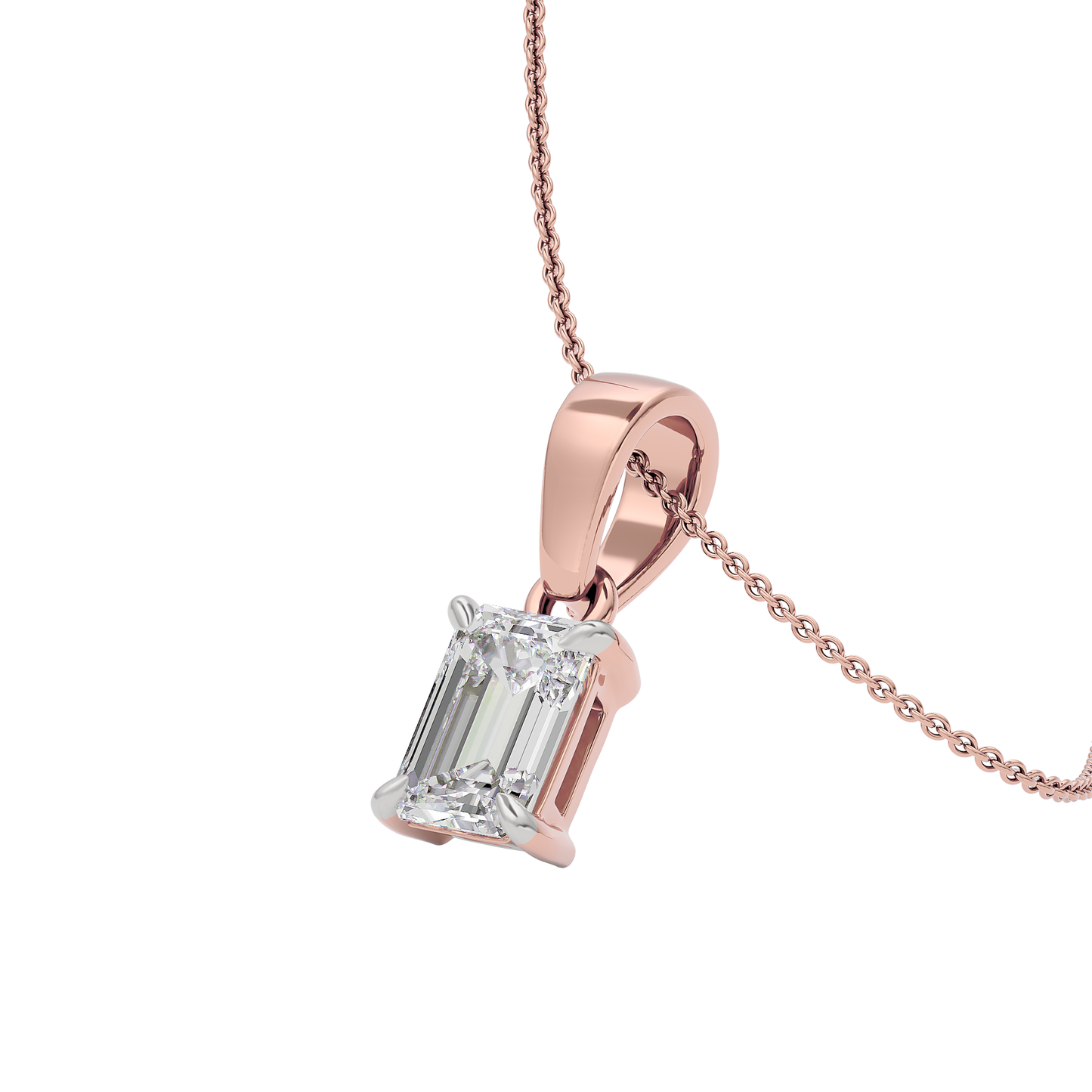 Vivid Charm Diamond Pendant